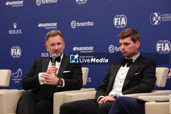 2023-12-08 - HORNER Christian, Red Bull Racing, FIA Formula One World Championship - Champion, portrait during the 2023 FIA Prize Giving Ceremony in Baky on December 8, 2023 at Baku Convention Center in Baku, Azerbaijan - FIA PRIZE GIVING 2023 - BAKU - FORMULA 1 - MOTORS