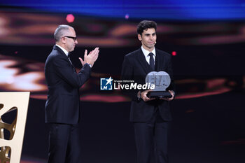 2023-12-08 - DOMENICALI Stefano, Chief Executive Officer at Formula One, portrait BORTOLETO Gabriel, FIA Formula 3 Championship for Drivers - Champion, portrait during the 2023 FIA Prize Giving Ceremony in Baky on December 8, 2023 at Baku Convention Center in Baku, Azerbaijan - FIA PRIZE GIVING 2023 - BAKU - FORMULA 1 - MOTORS