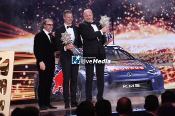 2023-12-08 - SOLBERG Peter, portrait KRISTOFFERSSON Johan, FIA World Rallycross Championship - Champion, portrait KRISTOFFERSSON Tommy, Kristoffersson Motorsport, , FIA World Rallycross Championship - Team, portrait during the 2023 FIA Prize Giving Ceremony in Baky on December 8, 2023 at Baku Convention Center in Baku, Azerbaijan - FIA PRIZE GIVING 2023 - BAKU - FORMULA 1 - MOTORS