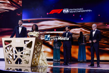 2023-12-08 - BEN SULAYEM Mohamed, FIA President, DOMENICALI Stefano, Chief Executive Officer at Formula One, portrait during the 2023 FIA Prize Giving Ceremony in Baky on December 8, 2023 at Baku Convention Center in Baku, Azerbaijan - FIA PRIZE GIVING 2023 - BAKU - FORMULA 1 - MOTORS