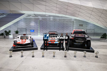 2023-12-08 - FAMILY PICTURE TOYOTA during the 2023 FIA Prize Giving Ceremony in Baky on December 8, 2023 at Baku Convention Center in Baku, Azerbaijan - FIA PRIZE GIVING 2023 - BAKU - FORMULA 1 - MOTORS