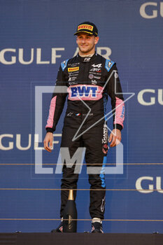 2023-03-04 - MARTINS Victor (fra), ART Grand Prix, Dallara F2, portrait podium during the 1st round of the 2023 FIA Formula 2 Championship from March 2 to 5, 2023 on the Bahrain International Circuit, in Sakhir, Bahrain - AUTO - FORMULA 2 2023 - BAHRAIN - FORMULA 2 - MOTORS