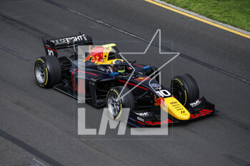 2023-04-01 - 10 HADJAR Isack (fra), Hitech Grand Prix, Dallara F2, action during the 3rd round of the 2023 FIA Formula 2 Championship from March 31 to April 2, 2023 on the Albert Park Circuit, in Melbourne, Australia - AUTO - FORMULA 2 2023 - MELBOURNE - FORMULA 2 - MOTORS