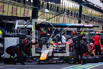2023-04-02 - 10 HADJAR Isack (fra), Hitech Grand Prix, Dallara F2, action during the 3rd round of the 2023 FIA Formula 2 Championship from March 31 to April 2, 2023 on the Albert Park Circuit, in Melbourne, Australia - AUTO - FORMULA 2 2023 - MELBOURNE - FORMULA 2 - MOTORS