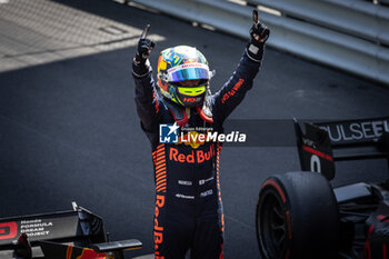 2023-05-27 - IWASA Ayumu (jpn), DAMS, Dallara F2, celebrating his win during the 5th round of the 2023 FIA Formula 2 Championship from May 26 to 28, 2023 on the Circuit de Monaco, in Monaco - AUTO - FORMULA 2 2023 - MONACO - FORMULA 2 - MOTORS