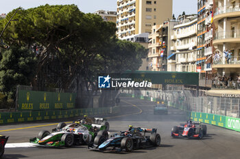 2023-05-28 - Start of the race, 12 LECLERC Arthur (mco), DAMS, Dallara F2, action during the 5th round of the 2023 FIA Formula 2 Championship from May 26 to 28, 2023 on the Circuit de Monaco, in Monaco - AUTO - FORMULA 2 2023 - MONACO - FORMULA 2 - MOTORS