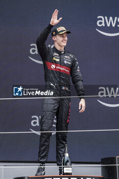 2023-06-03 - POURCHAIRE Théo (fra), ART Grand Prix, Dallara F2, portrait podium during the 6th round of the 2023 FIA Formula 2 Championship from June 2 to 4, 2023 on the Circuit de Barcelona-Catalunya, in Montmelo, Spain - AUTO - FORMULA 2 2023 - SPAIN - FORMULA 2 - MOTORS