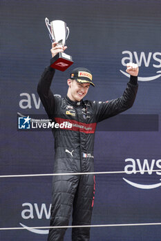 2023-06-03 - POURCHAIRE Théo (fra), ART Grand Prix, Dallara F2, portrait podium during the 6th round of the 2023 FIA Formula 2 Championship from June 2 to 4, 2023 on the Circuit de Barcelona-Catalunya, in Montmelo, Spain - AUTO - FORMULA 2 2023 - SPAIN - FORMULA 2 - MOTORS