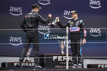 2023-06-03 - POURCHAIRE Théo (fra), ART Grand Prix, Dallara F2, portrait MARTINS Victor (fra), ART Grand Prix, Dallara F2, portrait podium during the 6th round of the 2023 FIA Formula 2 Championship from June 2 to 4, 2023 on the Circuit de Barcelona-Catalunya, in Montmelo, Spain - AUTO - FORMULA 2 2023 - SPAIN - FORMULA 2 - MOTORS