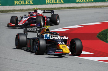 2023-06-04 - 10 HADJAR Isack (fra), Hitech Grand Prix, Dallara F2, action during the 6th round of the 2023 FIA Formula 2 Championship from June 2 to 4, 2023 on the Circuit de Barcelona-Catalunya, in Montmelo, Spain - AUTO - FORMULA 2 2023 - SPAIN - FORMULA 2 - MOTORS