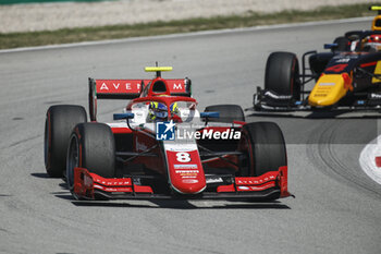 2023-06-04 - 08 BEARMAN Oliver (gbr), Prema Racing, Dallara F2, action during the 6th round of the 2023 FIA Formula 2 Championship from June 2 to 4, 2023 on the Circuit de Barcelona-Catalunya, in Montmelo, Spain - AUTO - FORMULA 2 2023 - SPAIN - FORMULA 2 - MOTORS