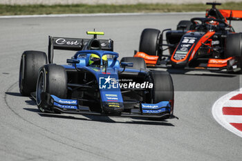 2023-06-04 - 15 CORDEEL Amaury (bel), UNI-Virtuosi Racing, Dallara F2, action during the 6th round of the 2023 FIA Formula 2 Championship from June 2 to 4, 2023 on the Circuit de Barcelona-Catalunya, in Montmelo, Spain - AUTO - FORMULA 2 2023 - SPAIN - FORMULA 2 - MOTORS