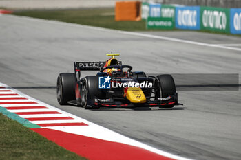 2023-06-04 - 10 HADJAR Isack (fra), Hitech Grand Prix, Dallara F2, action during the 6th round of the 2023 FIA Formula 2 Championship from June 2 to 4, 2023 on the Circuit de Barcelona-Catalunya, in Montmelo, Spain - AUTO - FORMULA 2 2023 - SPAIN - FORMULA 2 - MOTORS