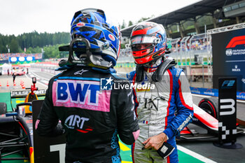 2023-07-01 - MARTINS Victor (fra), ART Grand Prix, Dallara F2, NOVALAK Clément (fra), Trident Racing, Dallara F2, portrait, during the 7th round of the 2023 FIA Formula 2 Championship from June 30 to July 2, 2023 on the Red Bull Ring, in Spielberg, Austria - AUTO - FORMULA 2 2023 - AUSTRIA - FORMULA 2 - MOTORS