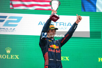 2023-07-01 - CRAWFORD Jak (usa), Hitech Grand Prix, Dallara F2, portrait podium during the 7th round of the 2023 FIA Formula 2 Championship from June 30 to July 2, 2023 on the Red Bull Ring, in Spielberg, Austria - AUTO - FORMULA 2 2023 - AUSTRIA - FORMULA 2 - MOTORS