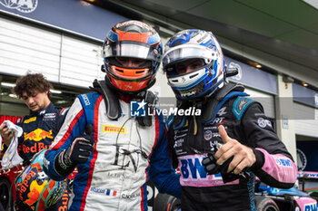 2023-07-01 - NOVALAK Clément (fra), Trident Racing, Dallara F2, MARTINS Victor (fra), ART Grand Prix, Dallara F2, portrait during the 7th round of the 2023 FIA Formula 2 Championship from June 30 to July 2, 2023 on the Red Bull Ring, in Spielberg, Austria - AUTO - FORMULA 2 2023 - AUSTRIA - FORMULA 2 - MOTORS