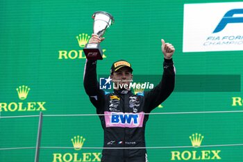 2023-07-01 - MARTINS Victor (fra), ART Grand Prix, Dallara F2, portrait on the podium during the 7th round of the 2023 FIA Formula 2 Championship from June 30 to July 2, 2023 on the Red Bull Ring, in Spielberg, Austria - AUTO - FORMULA 2 2023 - AUSTRIA - FORMULA 2 - MOTORS