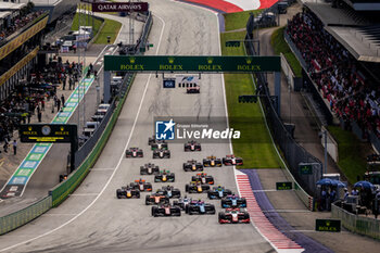 2023-07-02 - Start of the race, 07 VESTI Frederik (dnk), Prema Racing, Dallara F2, action during the 7th round of the 2023 FIA Formula 2 Championship from June 30 to July 2, 2023 on the Red Bull Ring, in Spielberg, Austria - AUTO - FORMULA 2 2023 - AUSTRIA - FORMULA 2 - MOTORS