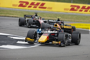 2023-07-09 - 03 MALONEY Zane (bb), Rodin Carlin, Dallara F2, action during the 8th round of the 2023 FIA Formula 2 Championship from July 7 to 9, 2023 on the Silverstone Circuit, in Silverstone, United Kingdom - AUTO - FORMULA 2 2023 - SILVERSTONE - FORMULA 2 - MOTORS