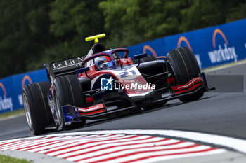 2023-07-21 - 21 NOVALAK Clément (fra), Trident Racing, Dallara F2, action during the 9th round of the 2023 FIA Formula 2 Championship from July 21 to 23, 2023 on the Hungaroring, in Mogyorod, Hungary - AUTO - FORMULA 2 2023 - HUNGARY - FORMULA 2 - MOTORS