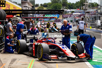 2023-07-21 - 21 NOVALAK Clément (fra), Trident Racing, Dallara F2, action during the 9th round of the 2023 FIA Formula 2 Championship from July 21 to 23, 2023 on the Hungaroring, in Mogyorod, Hungary - AUTO - FORMULA 2 2023 - HUNGARY - FORMULA 2 - MOTORS