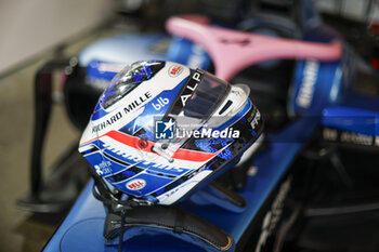 2023-07-28 - MARTINS Victor (fra), ART Grand Prix, Dallara F2, helmet, casque, during the 10th round of the 2023 FIA Formula 2 Championship from July 28 to 30, 2023 on the Circuit de Spa-Francorchamps, in Stavelot, Belgium - AUTO - FORMULA 2 2023 - SPA - FORMULA 2 - MOTORS