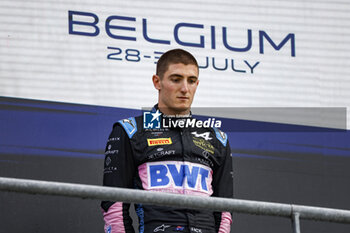 2023-07-30 - DOOHAN Jack (aus), UNI-Virtuosi Racing, Dallara F2, portrait, podium during the 10th round of the 2023 FIA Formula 2 Championship from July 28 to 30, 2023 on the Circuit de Spa-Francorchamps, in Stavelot, Belgium - AUTO - FORMULA 2 2023 - SPA - FORMULA 2 - MOTORS