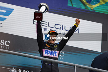 2023-07-30 - DOOHAN Jack (aus), UNI-Virtuosi Racing, Dallara F2, portrait, podium during the 10th round of the 2023 FIA Formula 2 Championship from July 28 to 30, 2023 on the Circuit de Spa-Francorchamps, in Stavelot, Belgium - AUTO - FORMULA 2 2023 - SPA - FORMULA 2 - MOTORS