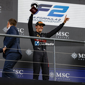 2023-07-30 - POURCHAIRE Théo (fra), ART Grand Prix, Dallara F2, portrait, podium during the 10th round of the 2023 FIA Formula 2 Championship from July 28 to 30, 2023 on the Circuit de Spa-Francorchamps, in Stavelot, Belgium - AUTO - FORMULA 2 2023 - SPA - FORMULA 2 - MOTORS