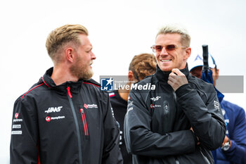 2023-08-27 - MAGNUSSEN Kevin (den), Haas F1 Team VF-23 Ferrari, HULKENBERG Nico (ger), Haas F1 Team VF-23 Ferrari, portrait during the 11th round of the 2023 FIA Formula 2 Championship from August 25 to 28, 2023 on the Zandvoort Circuit, in Zandvoort, Netherlands - AUTO - FORMULA 2 2023 - ZANDVOORT - FORMULA 2 - MOTORS
