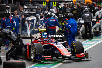 2023-08-27 - 21 NOVALAK Clément (fra), Trident Racing, Dallara F2, action, pit stop during the 11th round of the 2023 FIA Formula 2 Championship from August 25 to 28, 2023 on the Zandvoort Circuit, in Zandvoort, Netherlands - AUTO - FORMULA 2 2023 - ZANDVOORT - FORMULA 2 - MOTORS