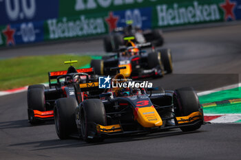 2023-09-03 - 03 MALONEY Zane (bb), Rodin Carlin, Dallara F2, action during the 12th round of the 2023 FIA Formula 2 Championship from September 1 to 3, 2023 on the Autodromo Nazionale di Monza, in Monza, Italy - AUTO - FORMULA 2 2023 - MONZA - FORMULA 2 - MOTORS