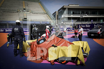 13/01/2023 - Red Car exercises sur la piste, track during the 2023 Mexico City ePrix, 1st meeting of the 2022-23 ABB FIA Formula E World Championship, on the Autodromo Hermanos Rodriguez from January 12 to 14, in Mexico City, Mexico - AUTO - 2022 FORMULA E MEXICO CITY EPRIX - FORMULA E - MOTORI