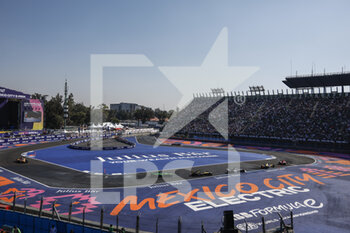 14/01/2023 - Action at Foro Sol during the 2023 Hankook Mexico City E-Prix, 1st meeting of the 2022-23 ABB FIA Formula E World Championship, on the Autodromo Hermanos Rodriguez from January 12 to 14, in Mexico City, Mexico - AUTO - 2023 FORMULA E MEXICO CITY EPRIX - FORMULA E - MOTORI