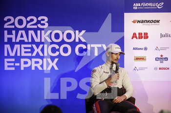 2023-01-14 - WEHRLEIN Pascal (ger), TAG HAUER Porsche Formula E Team, Porsche 99X Electric, portrait during the 2023 Hankook Mexico City E-Prix, 1st meeting of the 2022-23 ABB FIA Formula E World Championship, on the Autodromo Hermanos Rodriguez from January 12 to 14, in Mexico City, Mexico - AUTO - 2023 FORMULA E MEXICO CITY EPRIX - FORMULA E - MOTORS