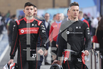 27/01/2023 - LOTTERER André (ger), Avalanche Andretti Formula E, Spark-Porsche, Porsche 99X Electric, portrait DENNIS Jake (gbr), Avalanche Andretti Formula E, Spark-Porsche, Porsche 99X Electric, portrait during the 2023 Diriyah ePrix, 2nd meeting of the 2022-23 ABB FIA Formula E World Championship, on the Riyadh Street Circuit from January 26 to 28, in Diriyah, Saudi Arabia - AUTO - 2023 FORMULA E DIRIYAH EPRIX - FORMULA E - MOTORI