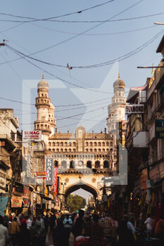 2023-02-08 - Charminar paysage, lanscape ambiance and illustratio n of the city during the 2023 Hyderabad ePrix, 3rd meeting of the 2022-23 ABB FIA Formula E World Championship, on the Hyderabad Street Circuit from February 9 to 11, in Hyderabad, India - AUTO - 2022 FORMULA E HYDERABAD EPRIX - FORMULA E - MOTORS