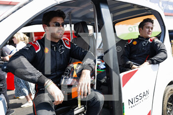 2023-02-09 - NATO Norman (fra), Nissan Formula E Team, Spark-Nissan, Nissan e-4ORCE 04, FENESTRAZ Sacha (fra), Nissan Formula E Team, Spark-Nissan, Nissan e-4ORCE 04, portrait during the 2023 Hyderabad ePrix, 3rd meeting of the 2022-23 ABB FIA Formula E World Championship, on the Hyderabad Street Circuit from February 9 to 11, in Hyderabad, India - AUTO - 2022 FORMULA E HYDERABAD EPRIX - FORMULA E - MOTORS