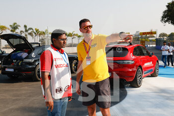 2023-02-09 - FIA Marshal, Medical briefing, ambiance during the 2023 Hyderabad ePrix, 3rd meeting of the 2022-23 ABB FIA Formula E World Championship, on the Hyderabad Street Circuit from February 9 to 11, in Hyderabad, India - AUTO - 2022 FORMULA E HYDERABAD EPRIX - FORMULA E - MOTORS