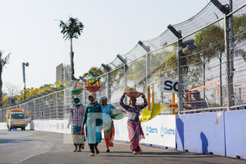 2023-02-09 - circuit preparation, ambiance during the 2023 Hyderabad ePrix, 3rd meeting of the 2022-23 ABB FIA Formula E World Championship, on the Hyderabad Street Circuit from February 9 to 11, in Hyderabad, India - AUTO - 2022 FORMULA E HYDERABAD EPRIX - FORMULA E - MOTORS