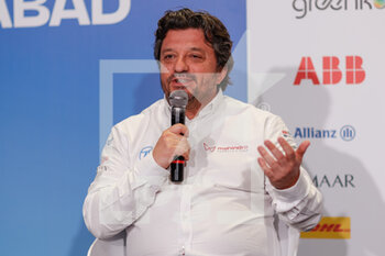 2023-02-10 - conference de presse, press conference, BERTRAND Frédéric, Mahindra Racing Team Principal and CEO, portrait during the 2023 Hyderabad ePrix, 3rd meeting of the 2022-23 ABB FIA Formula E World Championship, on the Hyderabad Street Circuit from February 9 to 11, in Hyderabad, India - AUTO - 2022 FORMULA E HYDERABAD EPRIX - FORMULA E - MOTORS