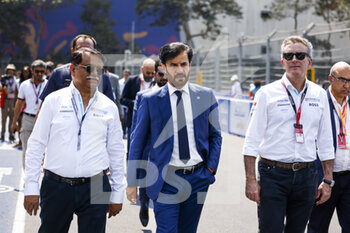2023-02-11 - BEN SULAYEM Mohammed, President of the FIA, AGAG Alejandro (spa) CEO of Formula E Holding, portrait during the 2023 Hyderabad ePrix, 3rd meeting of the 2022-23 ABB FIA Formula E World Championship, on the Hyderabad Street Circuit from February 9 to 11, in Hyderabad, India - AUTO - 2022 FORMULA E HYDERABAD EPRIX - FORMULA E - MOTORS