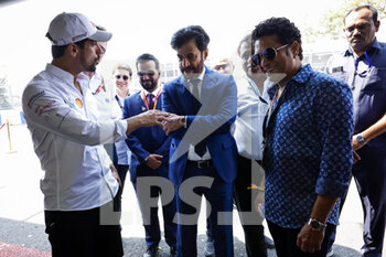 2023-02-11 - DI GRASSI Lucas (bra), Mahindra Racing, Spark-Mahindra, Mahindra M9-Electro, BEN SULAYEM Mohammed, President of the FIA, portrait during the 2023 Hyderabad ePrix, 3rd meeting of the 2022-23 ABB FIA Formula E World Championship, on the Hyderabad Street Circuit from February 9 to 11, in Hyderabad, India - AUTO - 2022 FORMULA E HYDERABAD EPRIX - FORMULA E - MOTORS