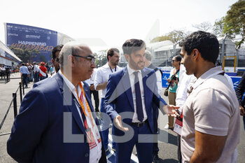 2023-02-11 - KARUN CHANDHOK, BEN SULAYEM Mohammed, President of the FIA, portrait during the 2023 Hyderabad ePrix, 3rd meeting of the 2022-23 ABB FIA Formula E World Championship, on the Hyderabad Street Circuit from February 9 to 11, in Hyderabad, India - AUTO - 2022 FORMULA E HYDERABAD EPRIX - FORMULA E - MOTORS