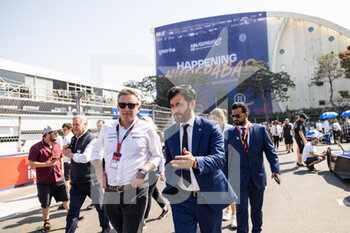 2023-02-11 - AGAG Alejandro (spa) CEO of Formula E Holding, portrait BEN SULAYEM Mohammed (uae), President of the FIA, portrait on the grille de depart, starting grid during the 2023 Hyderabad ePrix, 3rd meeting of the 2022-23 ABB FIA Formula E World Championship, on the Hyderabad Street Circuit from February 9 to 11, in Hyderabad, India - AUTO - 2022 FORMULA E HYDERABAD EPRIX - FORMULA E - MOTORS