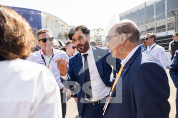 2023-02-11 - BEN SULAYEM Mohammed (uae), President of the FIA, portrait AGAG Alejandro (spa) CEO of Formula E Holding, portrait on the grille de depart, starting grid during the 2023 Hyderabad ePrix, 3rd meeting of the 2022-23 ABB FIA Formula E World Championship, on the Hyderabad Street Circuit from February 9 to 11, in Hyderabad, India - AUTO - 2022 FORMULA E HYDERABAD EPRIX - FORMULA E - MOTORS