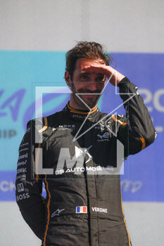 2023-02-25 - VERGNE Jean-Eric (fra), DS Penske Formula E Team, Spark-DS, DS E-Tense FE23, portrait podium, portrait during the 2023 Cape Town ePrix, 4th meeting of the 2022-23 ABB FIA Formula E World Championship, on the Cape Town Street Circuit from February 23 to 25, in Cape Town, South Africa - AUTO - 2023 FORMULA E CAPE TOWN EPRIX - FORMULA E - MOTORS