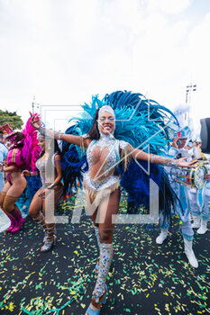 2023-03-25 - Brazilian dancers, danseuses brésiliennes at the podium during the 2023 Sao Paulo ePrix, 5th meeting of the 2022-23 ABB FIA Formula E World Championship, on the Sao Paulo Street Circuit from March 23 to 25, 2023 in Sao Paulo, Brazil - AUTO - 2023 FORMULA E SAO PAULO EPRIX - FORMULA E - MOTORS