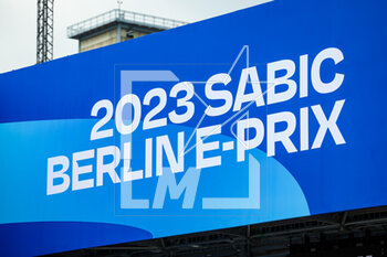 2023-04-20 - Illustration logo during the 2023 Berlin ePrix, 6th meeting of the 2022-23 ABB FIA Formula E World Championship, on the Tempelhof Airport Street Circuit from April 21 to 23, 2023 in Berlin, Germany - AUTO - 2023 FORMULA E BERLIN EPRIX - FORMULA E - MOTORS