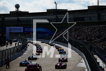 2023-04-23 - The starting grid during the 2023 Berlin ePrix, 6th meeting of the 2022-23 ABB FIA Formula E World Championship, on the Tempelhof Airport Street Circuit from April 21 to 23, 2023 in Berlin, Germany - AUTO - 2023 FORMULA E BERLIN EPRIX - FORMULA E - MOTORS